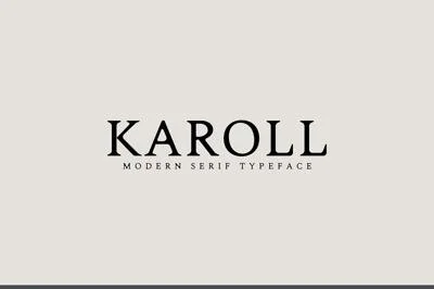 Karoll Modern Serif Font Family