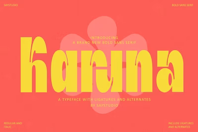 Karuna - Bold Sans Font Free Download