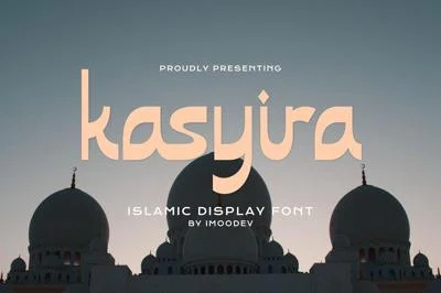 Kasyiro - Islamic Display Font