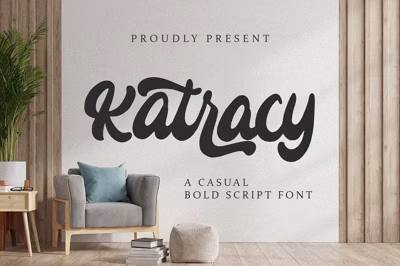 Katracy - Bold Script Font Free Download