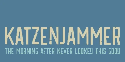 Katzenjammer Font