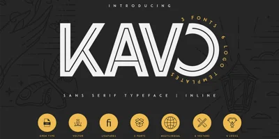 Kavo Inline Font