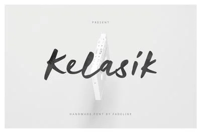 Kelasik Handmade Font