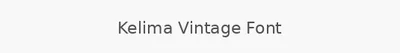 Kelima Vintage Font