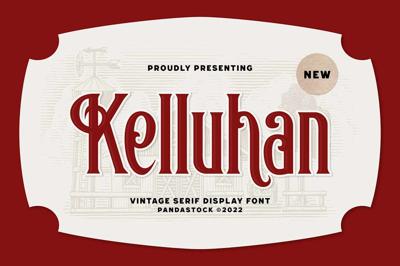 Kelluhan Vintage Typeface Free Download