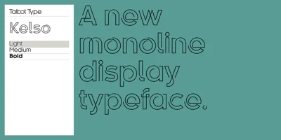 Kelso Font