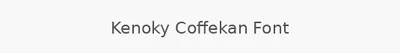 Kenoky Coffekan Font
