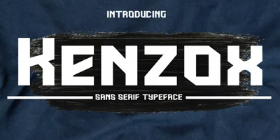 Kenzox Font