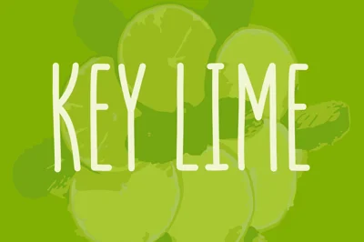 Key Lime - A fruity fresh drawn font