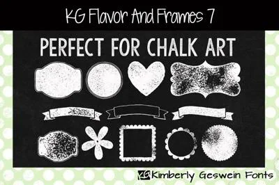 KG Flavor And Frames Seven Font