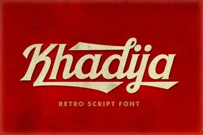 Khadija Spurs - 2 Styles Font