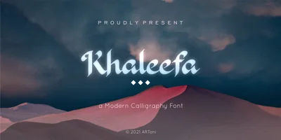 Khaleefa Font