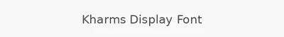 Kharms Display Font