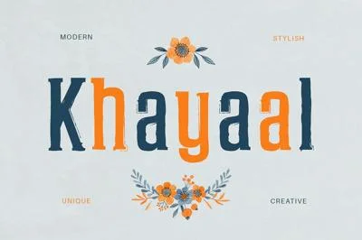 Khayaal Display Font