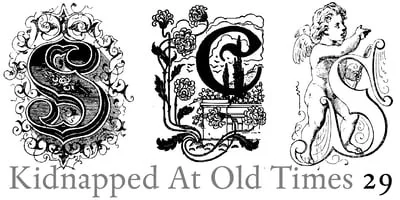Kidnapped At Old Times Font