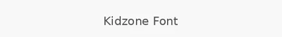 Kidzone Font