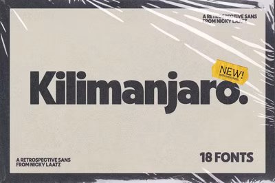 Kilimanjaro Sans (36 fonts) Free Download