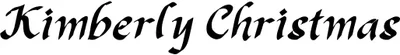 Kimberly Christmas Font