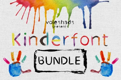 Kinderfont | a bitmap display font