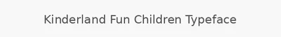 Kinderland Fun Children Typeface