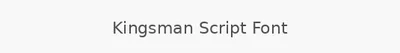Kingsman Script Font
