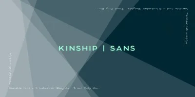 Kinship Sans Font