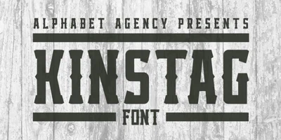 Kinstag Font
