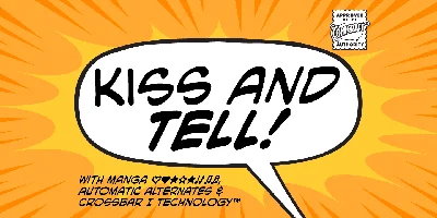 Kiss And Tell Font
