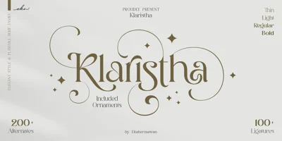 Klaristha Font