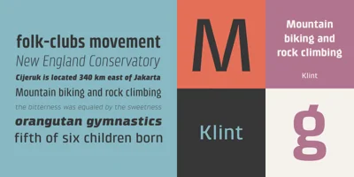 Klint Font