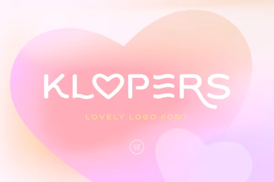 Klopers - Lovely Logo Font Free Download