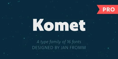 Komet Pro Font