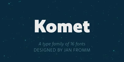 Komet Font