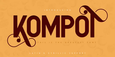 Kompot Sans Font