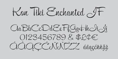Kon Tiki Enchanted JF Font