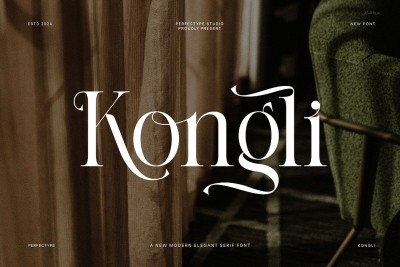 Kongli Elegant Serif Font