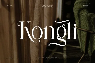 Kongli Elegant Serif Font