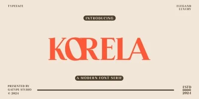 Korela Serif Font