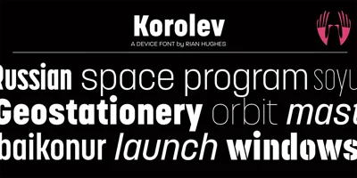Korolev Font