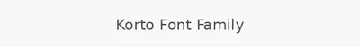 Korto Font Family