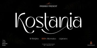 Kostania Font