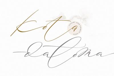 Kota datoma | luxury & Unique Font Free Download