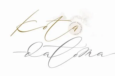 Kota datoma | luxury & Unique Font