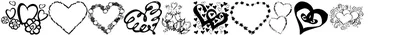 Kr All About The Heart Font