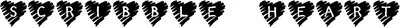 Kr Scribble Heart Font