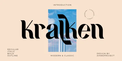 Kralken Font Free Download
