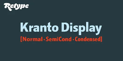 Kranto Display Font