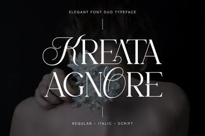 Kreata Agnore - Font Duo