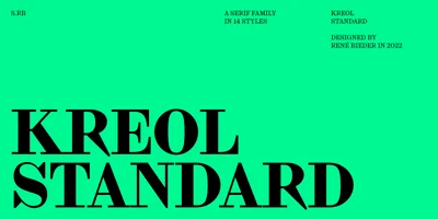 Kreol Standard Font