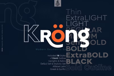 Krong Sans Serif Free Download